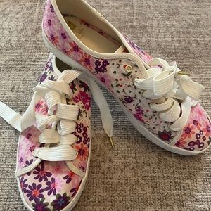 Floral keds x Kate Spade size 8.5